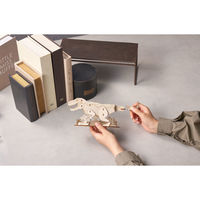 セトクラフト ペンスタンド 天然木 色塗り 恐竜 組立て式 ティラノサウルス 498941 1個（直送品）