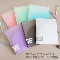 日本ノート ルーズリーフ バインダー A4 ワイド 30穴 パペルール ピンク LN59P 1冊