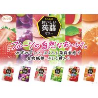 ゼリー お配り菓子 食べきりサイズ おいしい蒟蒻ゼリー　マスカット味  1セット（1個×24）