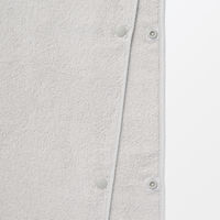 無印良品 バスタオルポンチョ ７０×１９０ｃｍ グレー 良品計画