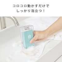 泡立つ洗濯せっけんケース スリムローラー付き 1セット（1個×3） 石鹸ケース 衣類の汚れ落とし 泡立ち デリケート洗い コジット