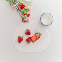 なめらか抗菌まな板 アイボリーホワイト NC-IW 1個 まな板 刃当たり ゴム感覚  抗菌剤練り込み かまぼこ型 伊原企販