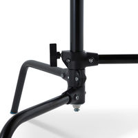 アベンジャー C-スタンドスライディング 328cmスティール黒Jタイプ A2033LJCB 1台（直送品）