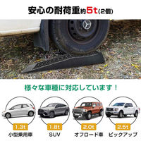 万方商事 カースロープ ローダウン車対応 2個入り ee362 1S(2個)（直送品）