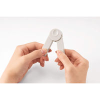 ライオン事務器 ライオン 小型パンチ<ピミー> KP-5 アイボリー(IV) 20011 1セット(1台×4)（直送品）