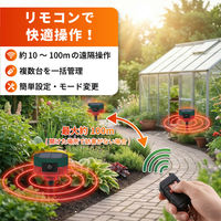 ソーラー赤外線センサーアラーム 1個 防犯アラーム 人感センサー ソーラー 防獣 防犯 害獣撃退器 SSA01 EVERSAFE（直送品）