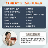 高感度赤外線搭載ソーラーアラーム 1個 防犯アラーム 人感センサー ソーラー 防獣 防犯 害獣撃退器 SSA02 EVERSAFE（直送品）