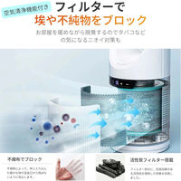 ケイ・エス・ケイ タワーファン・セラミックヒーター046(ホワイト) UML-046JR 1台（直送品）