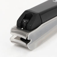 日本製ステンレス爪切り（S） ブラック 1セット（1個×5） LAKOLE/ラコレ