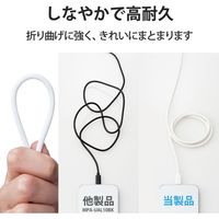 エレコム USB-A to Lightningケーブル/なめらか/2.0m/ホワイト MPA-UALSS20WH 1個