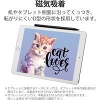 タッチペン iPad用 アクティブスタイラスペン 傾き検知 USB-C充電 ブラック P-TPACSTAP02BK エレコム 1個（直送品）