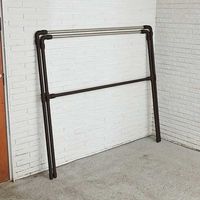 ベストコ ステンレス ふとん干し 軽くてラクラク 伸縮4枚 X型 ブラウン NY-231 4975970254097 1個