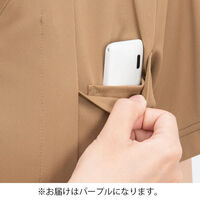 ナガイレーベン 女子スクラブ パープル EL AY-5557 1枚（直送品）