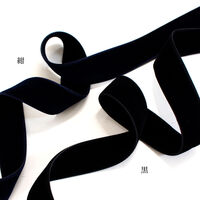 小西リボン 両面別珍リボン ベルベットリボン 12mm巾×10m巻 白 KR5000-12-10 1巻10m（直送品）