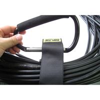 RIP-TIE（リップタイ） ケーブルキャリアー+ウェビング(特大カラビナ:黒）50.8mmX508mm 5本入 青（直送品）