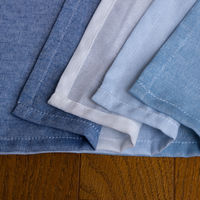 ユニベール のれん セーヌ3 850×1700mm  ブルー 1枚（直送品）