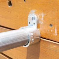 グリーンクロス 単管用ジョイント金具 Kタイプ シングル羽根付き ベース KB-1S 1個（直送品）