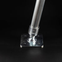 グリーンクロス 単管用ジョイント金具 Kタイプ 水平調整 ラウンド 重量用スクエア型 KSC-1C-S2000B 1個（直送品）