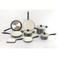 LIV PLUS 片手鍋 18cm セラミック IH ガス アリエッタセラミック ND-3616 1個（直送品）