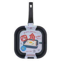 LIV PLUS フライパン 20cm IH ガス火対応 四角すぎる!フライパン ND-3632 1個（直送品）