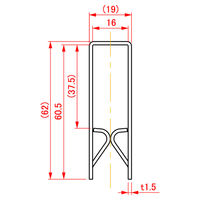 水上 FIRST PRO SUS-304 ワンタッチグレーチングクリップ GCP-32 1個（直送品）
