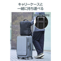 リュック 18L 衝撃吸収 15.6インチPC対応 小物整理ポケット付 撥水 ブラック ZSB-BP02P15BK エレコム 1個（直送品）