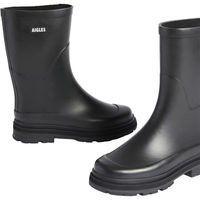 AIGLE(エーグル) レディース ミッドレインラバーブーツ 039(24.5cm) ノワール ZZFNA07 1足（直送品）