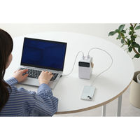 アイリスオーヤマ バッテリーステーション miniIBT-A32100-W IBT-A32100-W 1台（直送品）