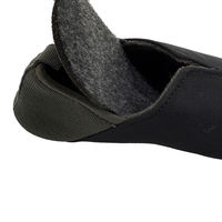 エコワン 防災スリッパ シューズ Lサイズ 23.5~25.5cm ブラック 6300088287 1足（直送品）