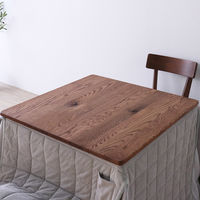 平インテリア産業 R.O 布団が掛けれるテーブル 80×80cm ブラウン TD-2502M BR 1台（直送品）