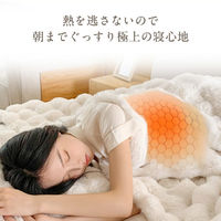 ベストアンサー life-172-d-dg ふわもこ毛布 ダブル ダークグレー 1セット（直送品）