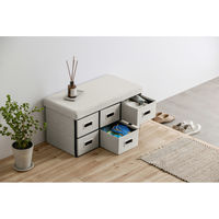 アイリスオーヤマ ３ＷＡＹ引き出し収納ボックス 引き出し６つタイプ 幅760×奥行375×高さ385mm グレー 1台（直送品）