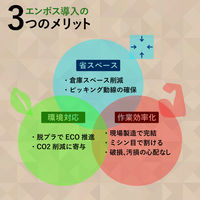 アスウィル エンボスメーカー 緩衝材 ラッピング 紙 EMB01 1台（直送品）