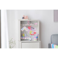 アイリスオーヤマ 隠せる本棚 幅395×奥行295×高さ1038ｍｍ ホワイト 1台（直送品）