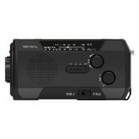 WINTECH(ウィンテック/廣華物産) 防滴手回し充電ラジオライト KDR-202WP 1台（直送品）