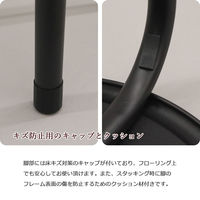 エイ・アイ・エス スタッキングスツール ブラック AHSN-09x10pcs BK 1セット(10脚入)（直送品）