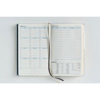 高橋書店 【2026年4月版】T'beauインデックス4 手帳判 片側1週間+ノート 月曜 紺 654 1冊（直送品）