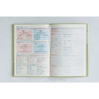 高橋書店 【2026年4月版】T'ファミリー手帳2 B6 月間 日曜始まり リュクスハーブグリーン 612 1冊（直送品）