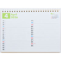 高橋書店 【2026年4月版】エコカレンダー卓上 A5 日曜始まり T102 1冊（直送品）