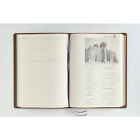 高橋書店 【2026年4月版】3年卓上日誌 A5 3年連用 茶 951 1冊（直送品）