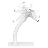 アール・エフ・ヤマカワ タブレットスタント卓上タイプ ホワイト RFTS-TWH 1台（直送品）