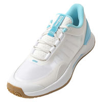 テニス クレー・オムニコートレディース INTRIGUE TOUR OMNI ホワイト×ブルーフィッシュ×ガム 25.5 WRS337730U（直送品）