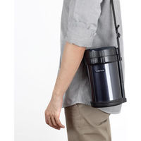 象印マホービン ステンレスランチジャー SL-XE20 ネイビー SL-XE20-AD 1個（直送品）