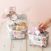 ヘッズ ボンフルールポーチ-M/グレー[ハンドル付] 18個(6個×3) BOF-POM1 1セット(18個入)（直送品）