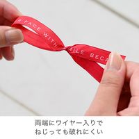 ヘッズ レターワイヤータイ-2/ピンク 500本(100本×5) LYT-PI2（直送品）