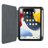 サンワサプライ iPad mini 2021 Apple Pencil収納ポケット付きケース PDA-IPAD1814BK 1個（直送品）