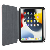 サンワサプライ iPad mini 2021 Apple Pencil収納ポケット付きケース PDA-IPAD1814R 1個（直送品）