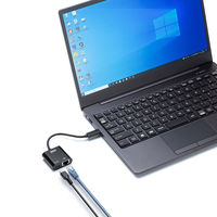 サンワサプライ USB3.2 TypeC-LAN変換アダプタ(PD対応・ブラック) USB-CVLAN7BK 1個