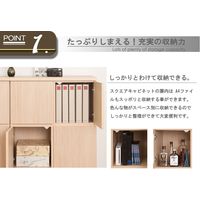 【軒先渡し】ナサ流通企画 ハイ 板扉タイプ 幅700×奥行395×高さ800mm ナチュラル te-0091 1台（直送品）