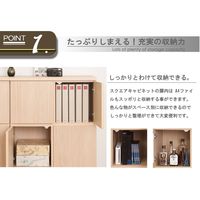 【軒先渡し】ナサ流通企画 ハイ 板扉タイプ 幅1045×奥行395×高さ800mm ナチュラル te-0096 1台（直送品）